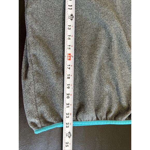 Patagonia Jacket Women's Small Grey Aqua Synchilla Snap-T Pullover Fleece - Picture 10 of 12